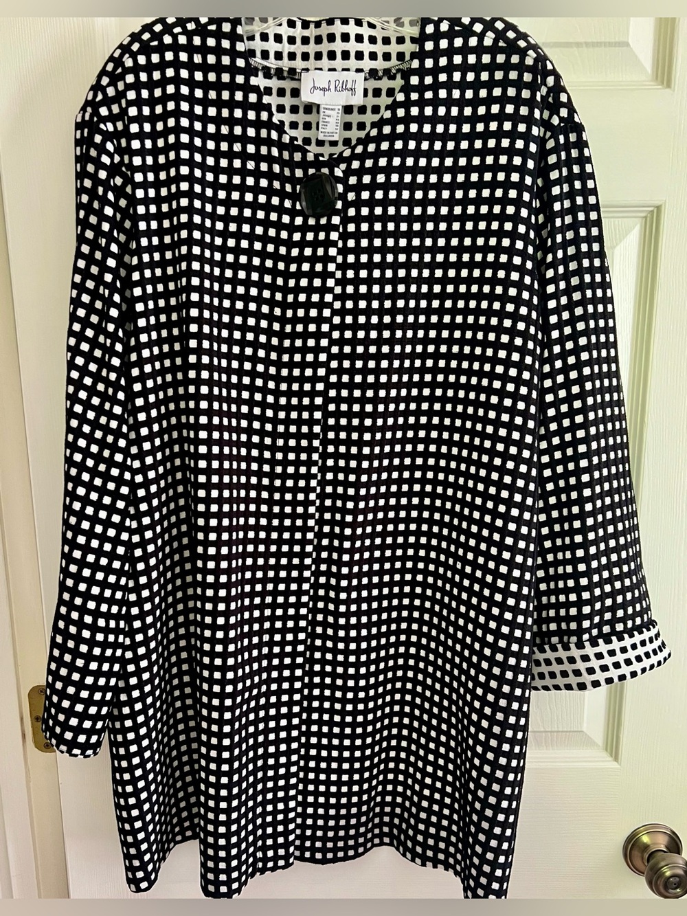 Joseph Ribkof  black and white jacket